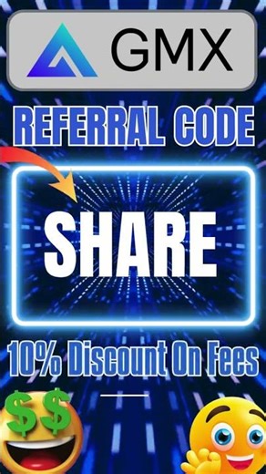 GMX Referral Code "SHARE" Get $5,000 Signup Bonus