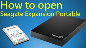 How to open Seagate Expansion Portable Hard Drive