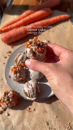 Easy Carrot Cake Energy Bites Recipe