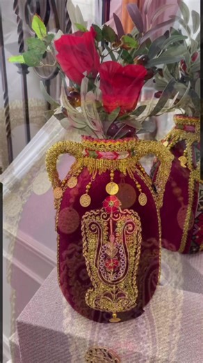 Keep the tradition going with this beautiful henna jarra#luxe_customized_creations #henna #palestinianwedding #foryoupage #viraltiktok