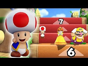 Mario Party 9 Step It Up ◆1 vs 3 Toad vs Daisy, Wario, Koopa (Master Difficulty) #601