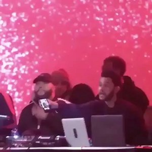 The Weeknd FaceTimes Future during his listening party to play him his verse. | HYPEBEAST