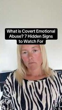 What Is Covert Emotional Abuse