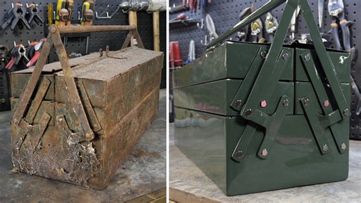 Vintage Toolbox Restoration from Grandad’s Collection