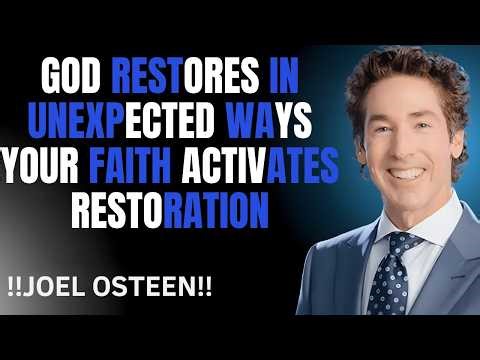 God Restores in Unexpected Ways __ Your Faith Activates Restoration_ _ JOEL OSTEEN _ BEST MOTIVATION