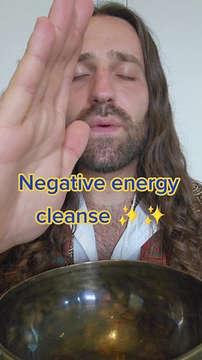 ✨️Negative energy cleanse ASMR 》 #asmr #visualasmr #energyhealing #healing #aura #cleanse #reiki #protection #lightworker #starseed #5D #soundhealing #tibetanbowl