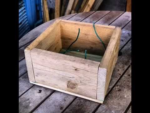Making a bonsai training pot / grow box