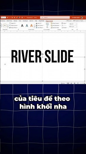 How to make a presentation opening slide with the MORPH effect on Powerpoint #powerpoint #morph