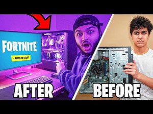 my little brother told me to build him a pc.. so I Built Him A DREAM GAMING PC