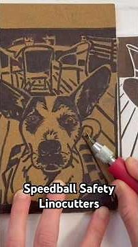 Speedball Safety Linocutters Demo | Linozip