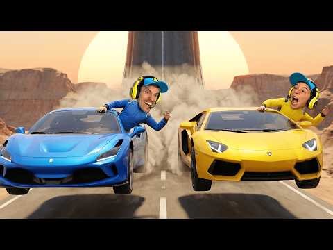 Destroying cars in this frantic race! - Brancoala Games