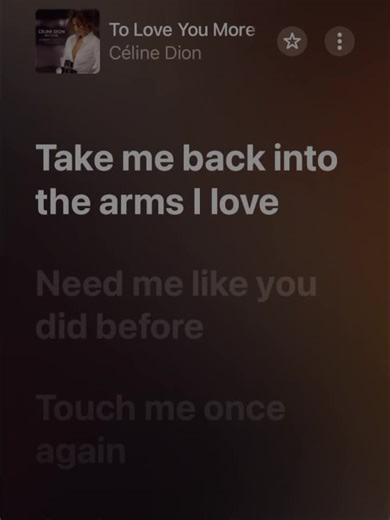 To Love You More Lyrics by Celine Dion