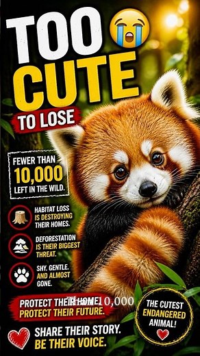 The Cutest Endangered Animal 😭🐼