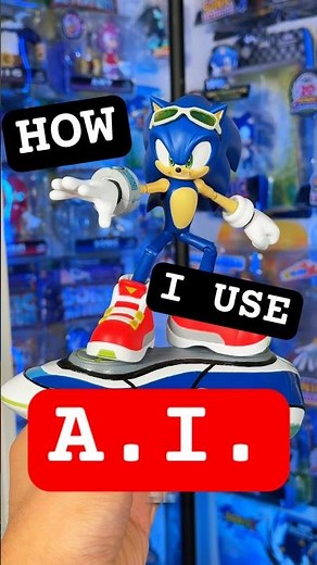 How I Use AI to Make Custom Sonic Toys… #sonicthehedgehog #actionfigures #sonic