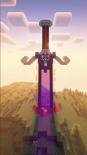 Minecraft Sword Portal build ⚔️🗿 #minecraft #builds #minecrafttutorial