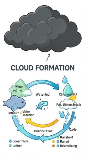 The Water Cycle Explained 🌧️ | Evaporation, Condensation, Precipitation & Collection