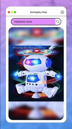 Kids Robot Dancing Toy – Rotating, Musical & LED Light-Up Fun