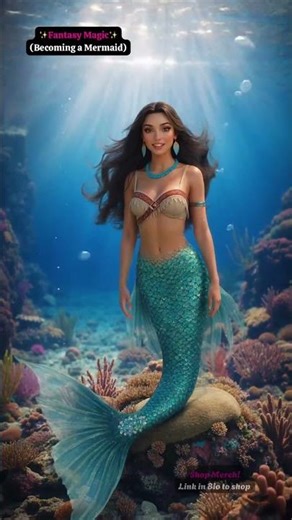 Step into our magical world 🧜‍♀️✨ Fantasy Magic 💖 #mermaid #fantasymagic #moana #mermaidlove