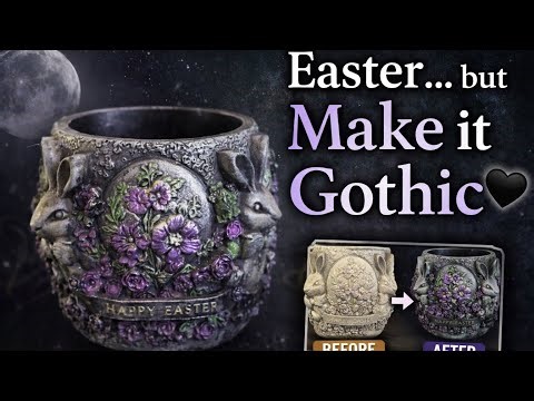 Easter… but Make It Gothic 🖤 | AquaCast Transformation