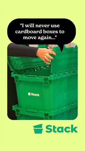Stack - Moving Box Rental on Instagram: "“The MVP of my move: going green with Stack”"