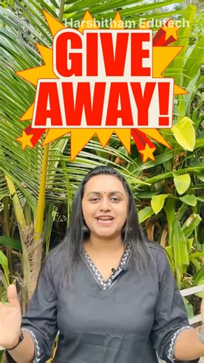 Harshitham Edutech on Instagram: "Giveaway alert 😍💸 Rule No 1 :- Follow our Instagram account. Rule No 2 :- Subscribe our Youtube Channel "Harshitham Edutech" Rule No 3 :- Comment anything Rule No 4 :- Mention 3 friends Last date :- Jan 26th 6pm #giveaway #cashgiveaway #giveawayalert #cash #money"