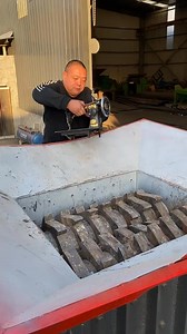 8.8M views · 28K reactions | Dual-axis shredder, scrap metal...