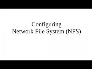 Using NFS to share directories