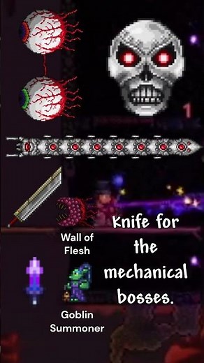 Terraria Melee class in 30 seconds! #terraria #gaming #guide #tips #tipsandtricks