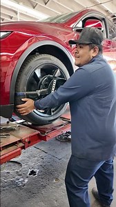 Tesla Model Y Wheel Alignment | Riverside, CA #Shorts