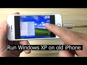 Turn old iPhone into Windows XP PC