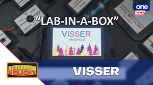 Laboratory in a box ‘VISSER’ #AfternoonDelight | The Versatile Instrumentation System for Science Education and Research, or VISSER, is a handheld device that allows students to conduct over 100 experiments in Chemistry, Biology, Environmental Science, and Physics. | via #MOJO Francis Orcio | ONE News