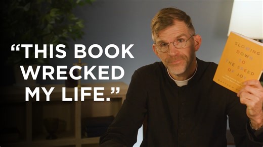 8.9K views · 161 reactions | When’s the last time a book wrecked your life—in the best way possible? Fr. Jonathan Meyer shares how Matthew Kelly’s wisdom in Slowing Down to the Speed of Joy flipped his world upside down…and how it can change your life too. The right book at the right time changes everything. Are you ready? | Dynamic Catholic | Facebook