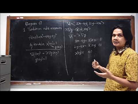 B1. Metode Pengali Lagrange