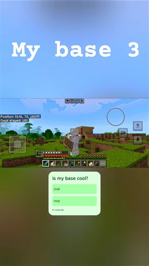 my 3rd base #minecraftbase #minecraftbuild