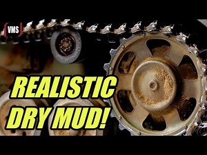 Make realistic dry mud on a tank model - VMS Alkyd binders weathering Tutorial Part 1