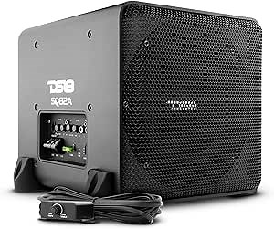 Amazon.com: DS18 SQ82A 8" Amplified Car Audio Subwoofer with High End Aluminum Enclosure 1200 Watts Remote BASS Knob Included- Modern Sub That Fits in Any Setting (1 Speaker),SQ82 : Electronics
