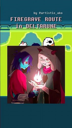 Secret FIREGRAVE ROUTE in DELTARUNE? #deltarune #undertale #tobyfox #sans #gaster #ralsei #secret