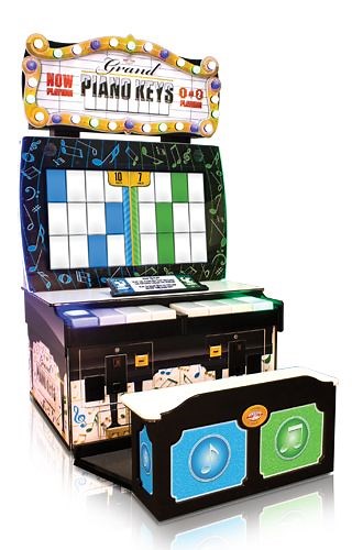 Grand Piano Keys Ticket Arcade Game