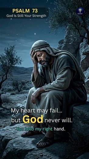 Heart Faint Tonight? God Won’t Fail You | Psalm 73 🌙 #shorts #christianworship #prayermusic