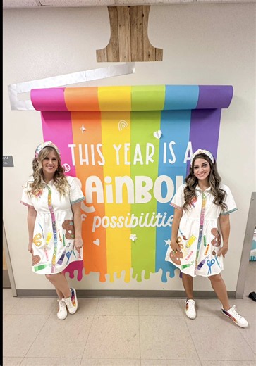 ✨ Warning: You may suddenly feel the urge to redecorate your entire school 🤭 There’s just something sooo special about welcoming students onto a campus that’s bright, creative, and full of joy 💛☀️😆 For more help and links on how we created these displays, check out our Instagram Stories ✨🔗 #classroomdecor #bulletinboardideas #backtoschooldisplay #classroomsetup #backtoschool