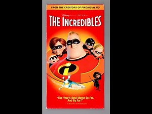 Opening to The Incredibles 2005 VHS