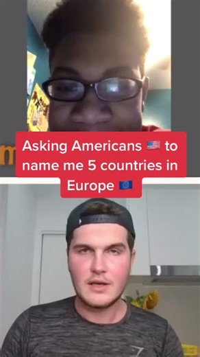 Asking Americans 🇺🇸 to name me 5 countries in Europe 🇪🇺 #foryou #europe #countries