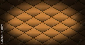 Abstract luxury four corner polygon rhombus grid gradient of orange color in seamless loop pattern animation moving from down to up. rhombus golden frame pattern grid award and luxury background.