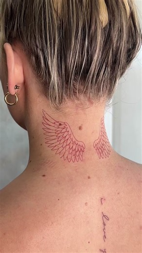 Angel Wings Finger Tattoo Ideas and Meaning