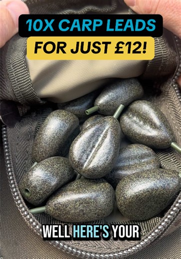 🎣 Carp anglers – this is the BULK DEAL you don’t want to miss! Upgrade your setup with 10-pack bulk carp leads designed for maximum casting distance, solid hook-ups, and total versatility on any water. 🔥 Choose from: ✔️ Inline leads ✔️ Magic bullet leads ✔️ Flat pear leads ✔️ Heli leads ✔️ Distance leads Perfect for long sessions, all lake types, and every rig setup — whether you’re stalking margins or punching leads to the horizon. Built for durability, precision, and serious carp fishing per
