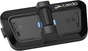 Cardo PACKTALK Outdoor Helmet Communication System, Great for Ski, Snowboard and Cycling (Black, Single Pack)