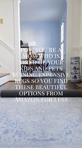 You can find beautiful AND affordable rugs on Amazon! These are just a few of my favorites and so many are on sale too.One catch with the easy to clean point… the two natural rugs. I keep the scalloped rug in my office now and we layered a natural rug in the sunroom with a soft rug on top. I find natural rugs (like jute) are tougher to clean, so it’s all about where you keep them! 🩵 I’ve saving all of these rugs on my Amazon Storefront. Just look for the list “Rugs I Own and Love ” 🩵#amazonhom