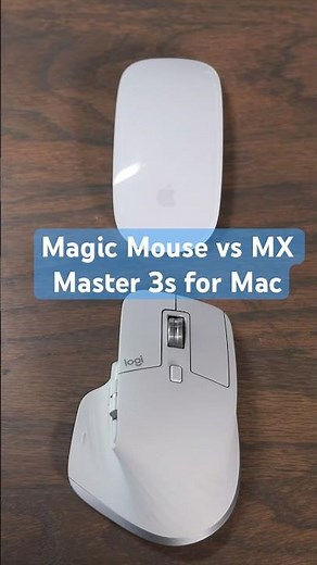 Apple Magic Mouse vs Logitech MX Master 3S For Mac