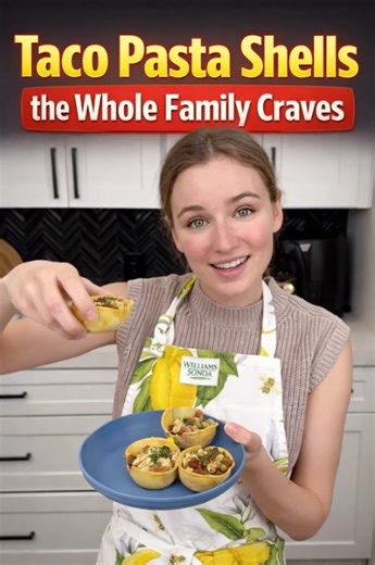 Taco pasta shells the whole family craves