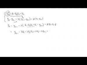 The error correction model